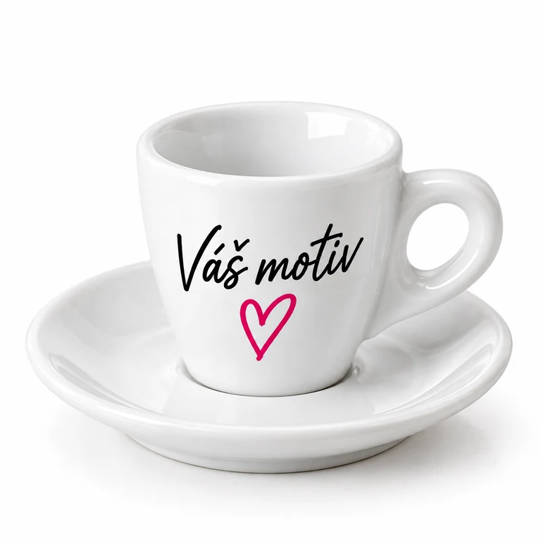 Šálek na espresso 90 ml s podšálkem