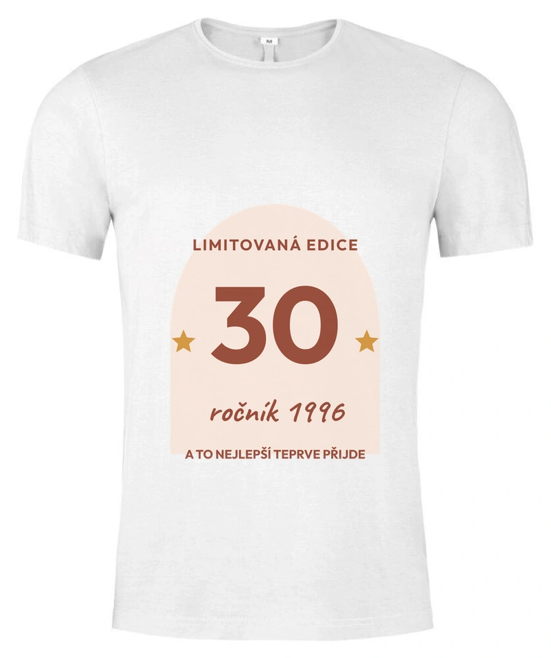Tričko unisex s vlastním potiskem – Limitovaná edice · narozeniny