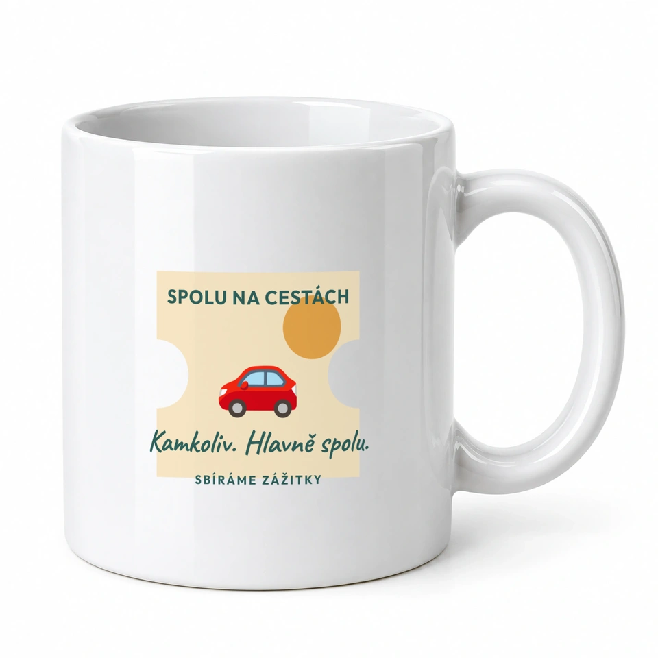 Hrnek klasický – Spolu na cestách