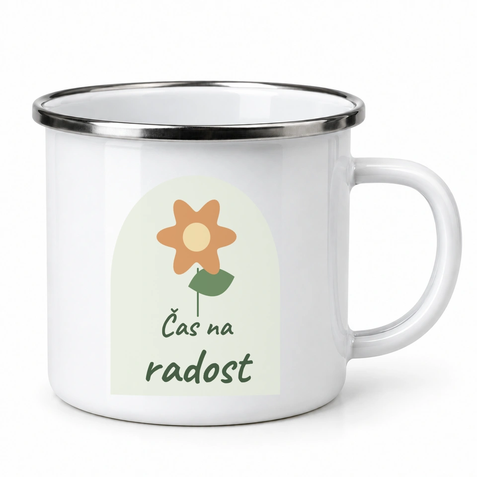 Plecháček smaltovaný bílý – Čas na radost · botanika
