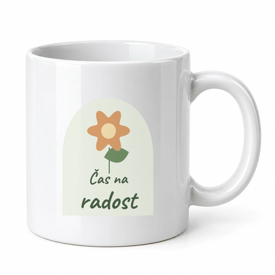 Hrnek klasický – Čas na radost · botanika