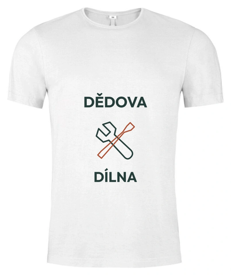 Tričko unisex s vlastním potiskem – Dědova dílna