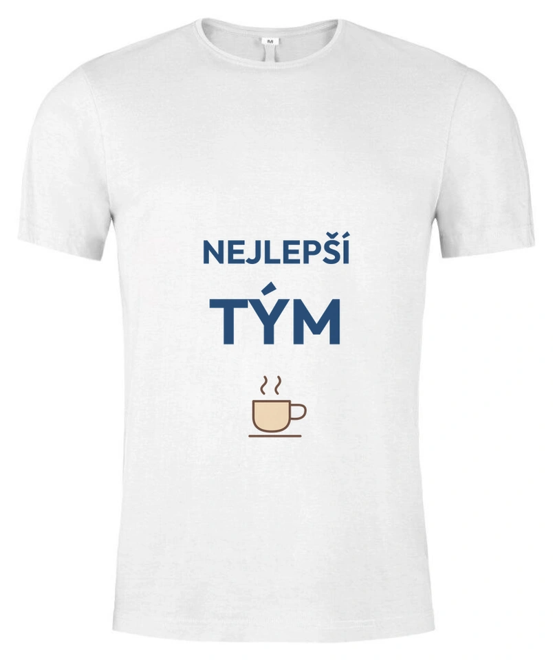 Tričko unisex s vlastním potiskem – Nejlepší tým