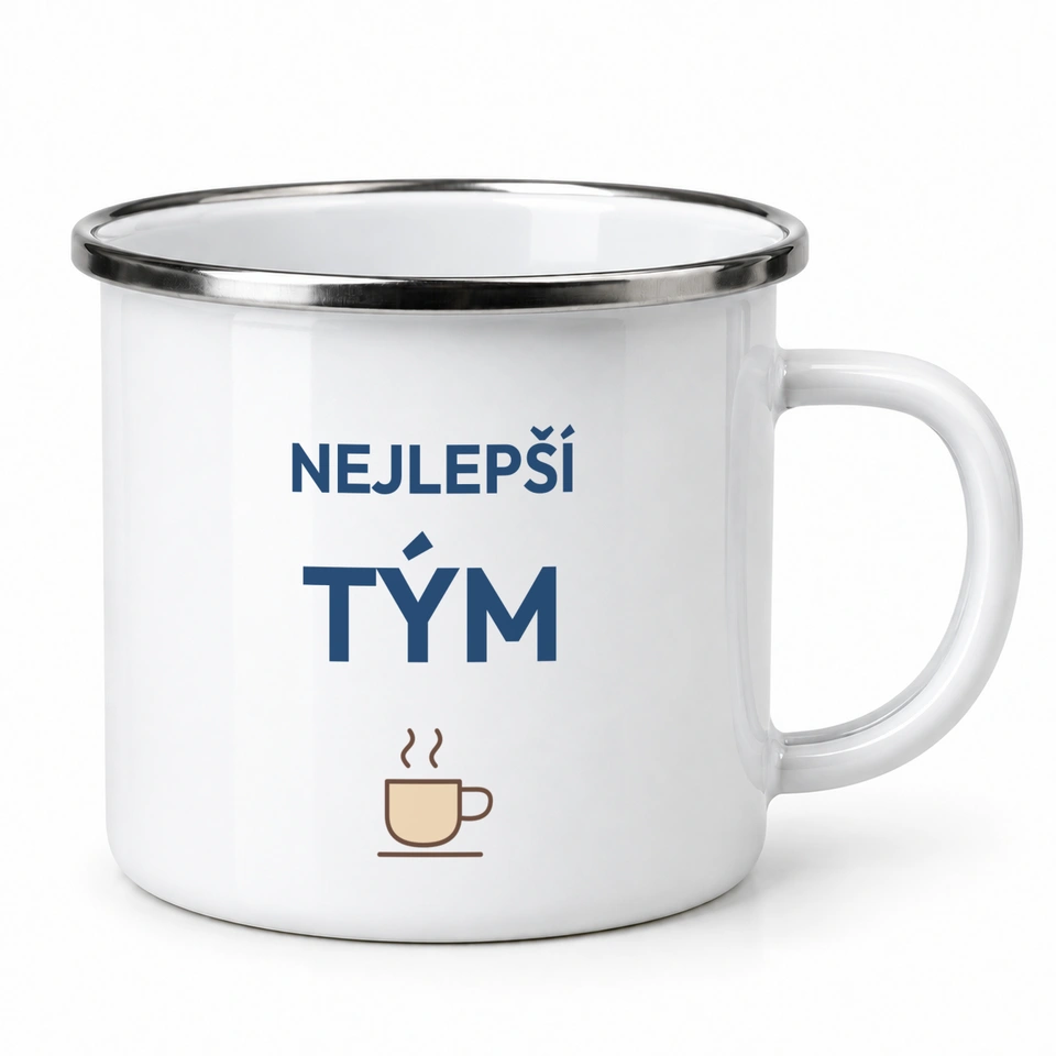 Plecháček smaltovaný bílý – Nejlepší tým