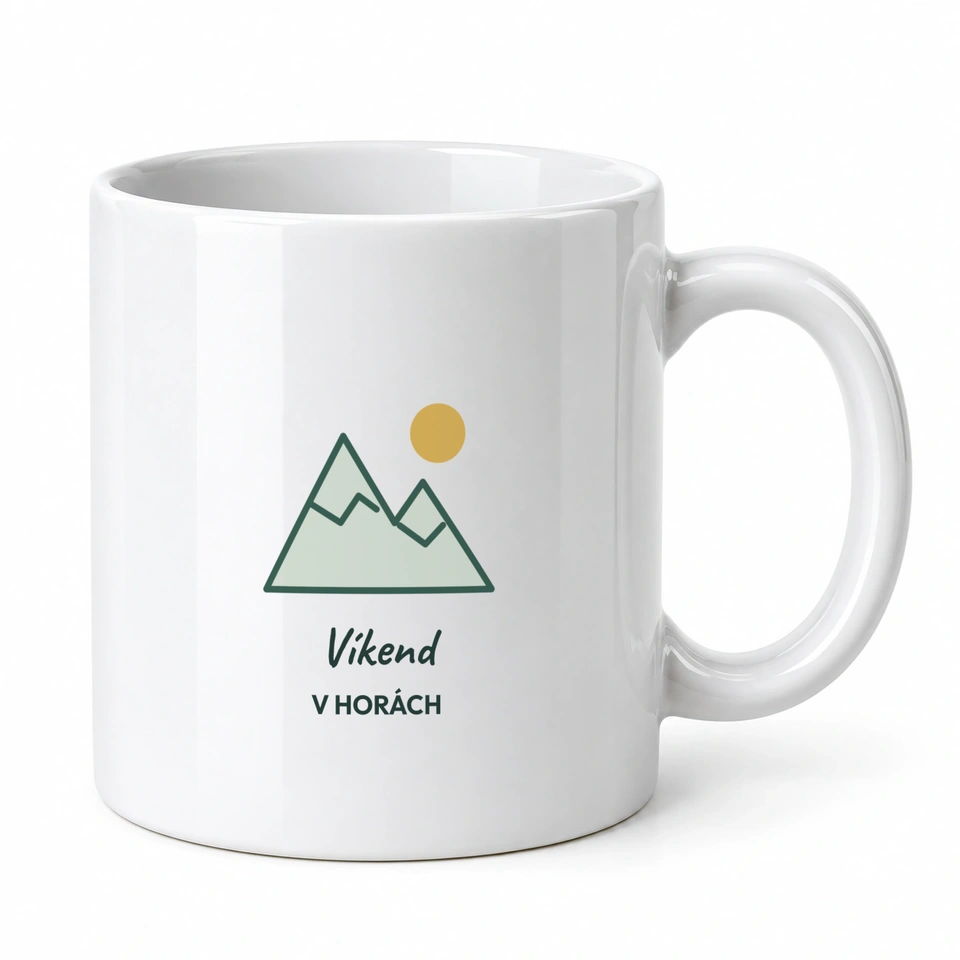 Hrnek klasický – Víkend v horách