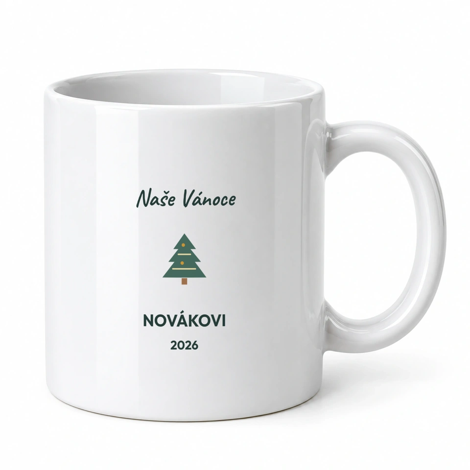 Hrnek klasický – Naše Vánoce