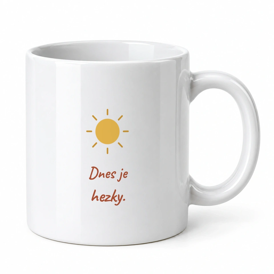 Hrnek klasický – Dnes je hezky