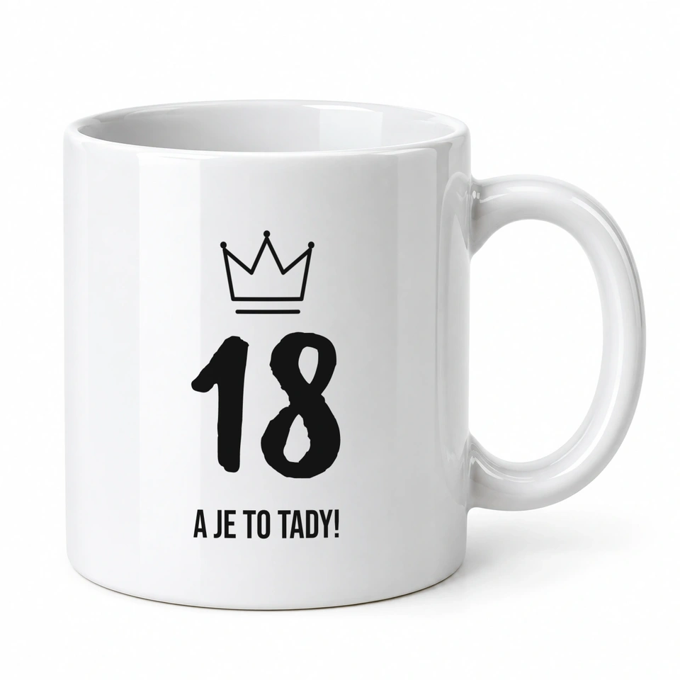 Hrnek klasický – 18 · A je to tady!