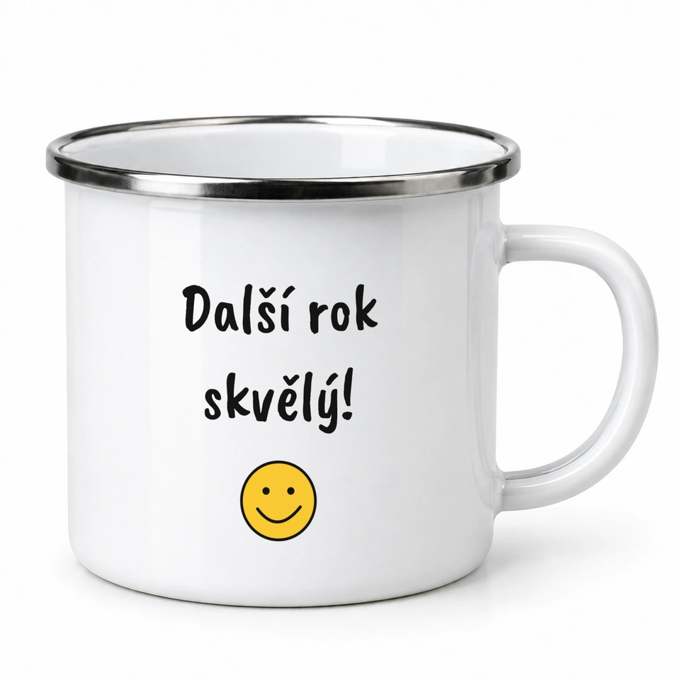 Plecháček smaltovaný bílý – Další rok skvělý!