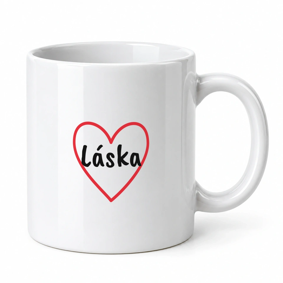 Hrnek klasický – Láska v srdci