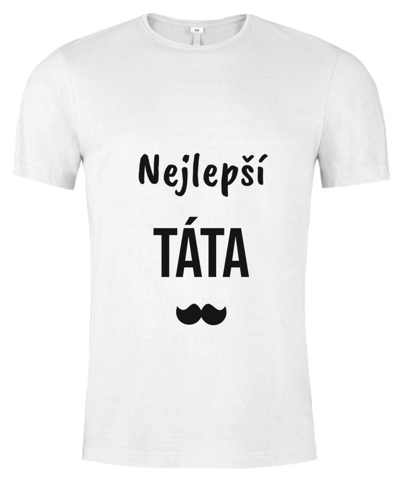 Tričko unisex s vlastním potiskem – Nejlepší táta