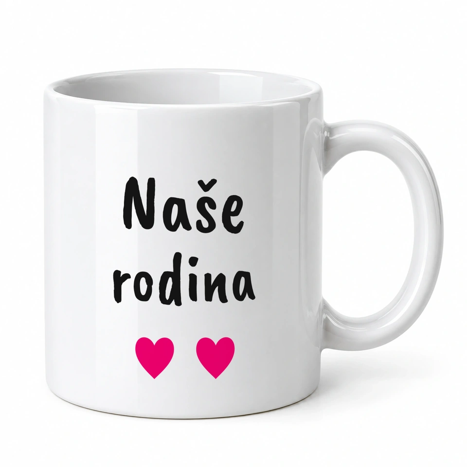 Hrnek klasický – Naše rodina