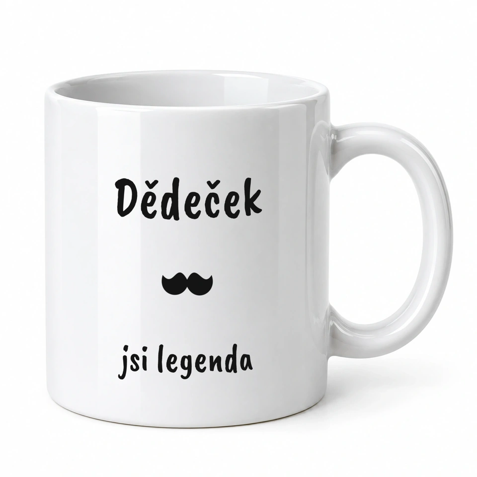 Hrnek klasický – Dědeček · jsi legenda