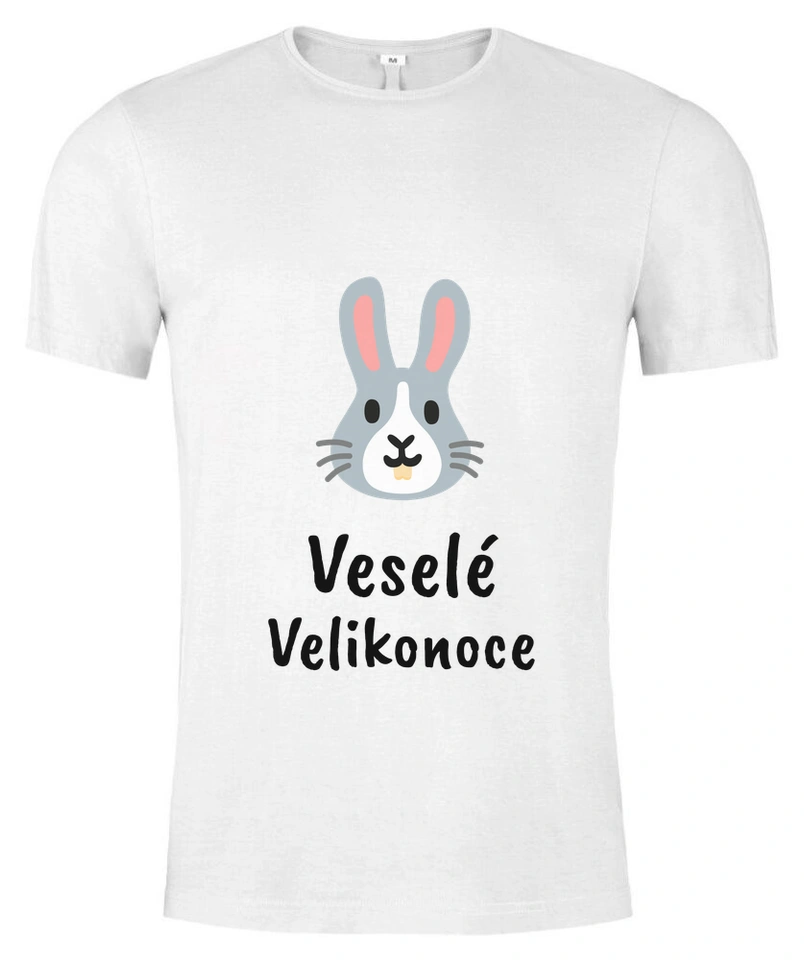 Tričko unisex s vlastním potiskem – Veselé Velikonoce