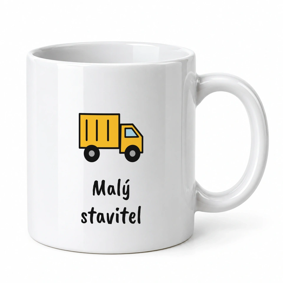 Hrnek klasický – Malý stavitel