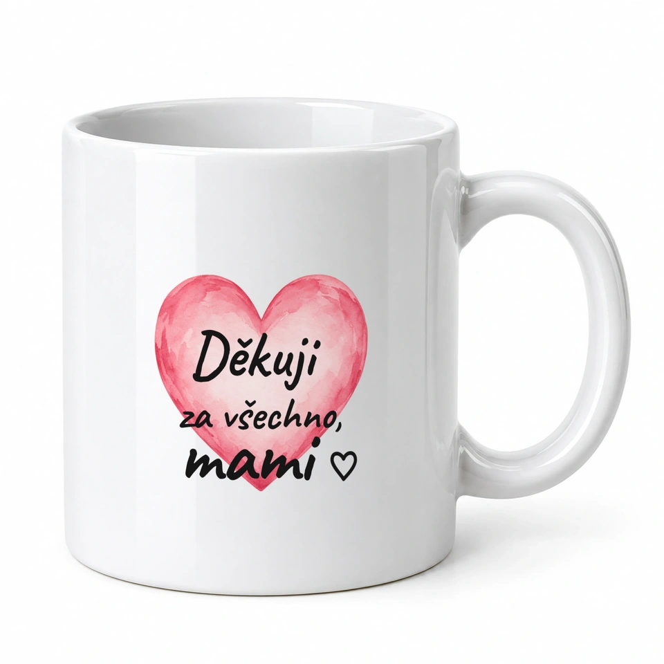 Hrnek klasický – Děkuji za všechno, mami