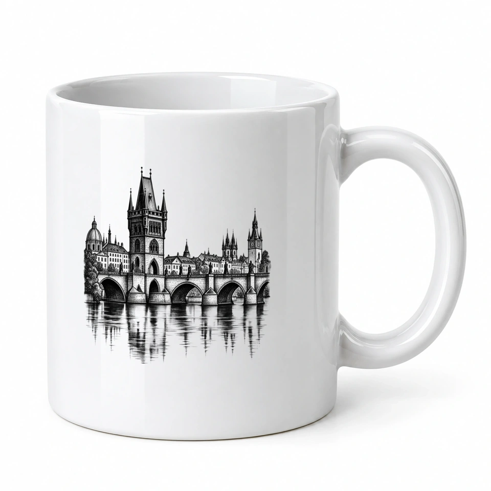 Hrnek klasický – Praha – Karlův most