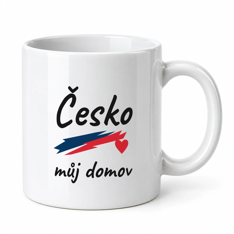 Hrnek klasický – Česko, můj domov